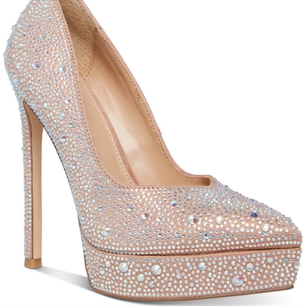 Madden Girl Platform Pumps, Rhinestones NIB